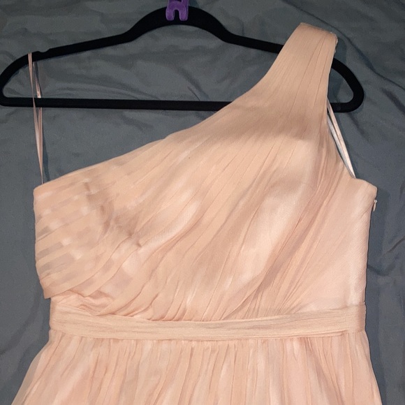 J Crew Kylie Dress in Silk Chiffon Misty Rose Size 4 pink - Picture 4 of 4